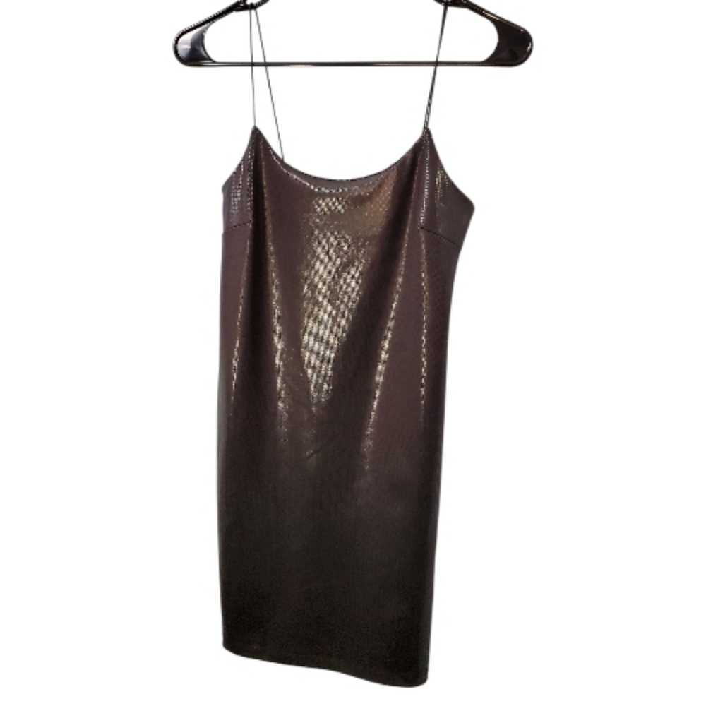 Forever 21 Sleek Black Slip Dress Size Small